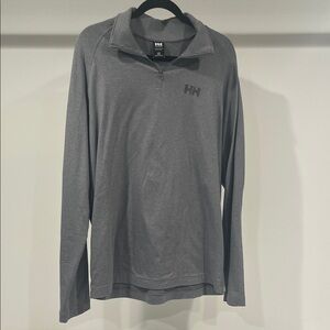 Helly Hansen Charcoal Long Sleeve Men's Tee